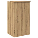 vidaXL recepciós pult kézműves tölgy 55x50x103,5 cm szerelt fa