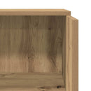 vidaXL recepciós pult kézműves tölgy 55x50x103,5 cm szerelt fa