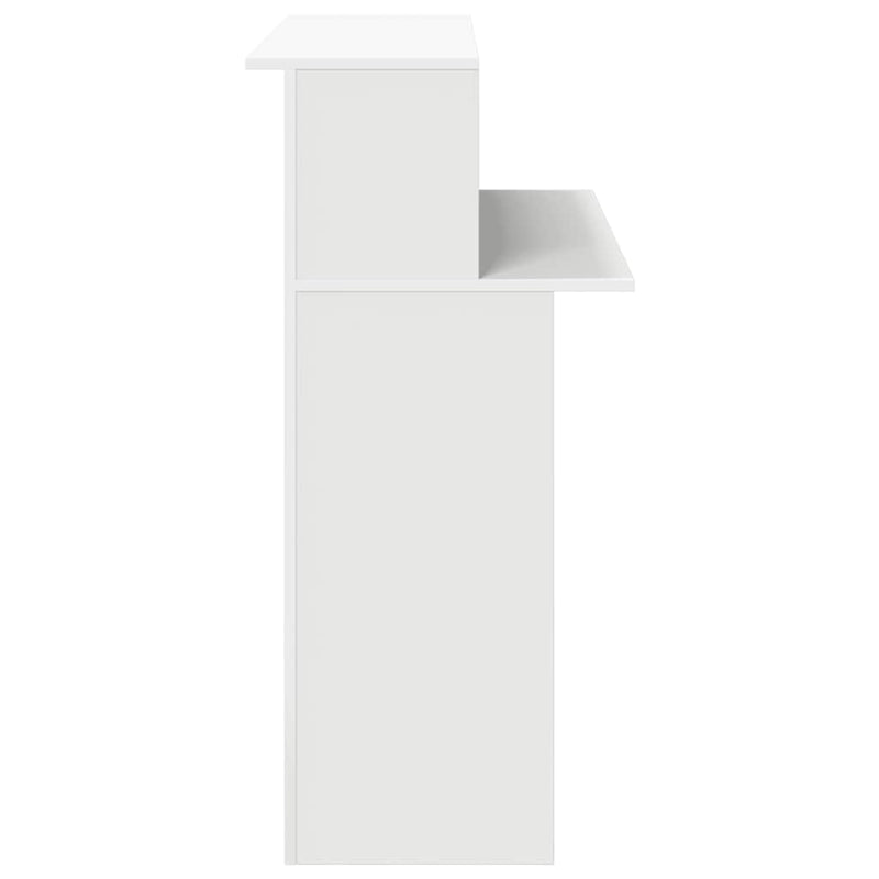 vidaXL fehér, rétegelt fa recepciós asztal 100 x 50 x 103,5 cm