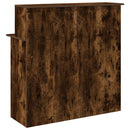 vidaXL recepciós pult füstös tölgy 100x50x103,5 cm szerelt fa