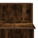 vidaXL recepciós pult füstös tölgy 100x50x103,5 cm szerelt fa