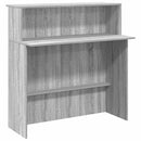vidaXL recepciós pult szürke sonoma 100x50x103,5 cm szerelt fa