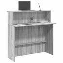 vidaXL recepciós pult szürke sonoma 100x50x103,5 cm szerelt fa