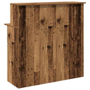 vidaXL recepciós pult antik fa 100x50x103,5 cm szerelt fa