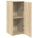 vidaXL tároló szekrény sonoma tölgy 40x45x103,5 cm szerelt fa