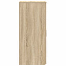 vidaXL tároló szekrény sonoma tölgy 40x45x103,5 cm szerelt fa