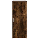 vidaXL tároló szekrény füstös tölgy 40x45x103,5 cm szerelt fa