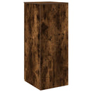 vidaXL tároló szekrény füstös tölgy 40x45x103,5 cm szerelt fa