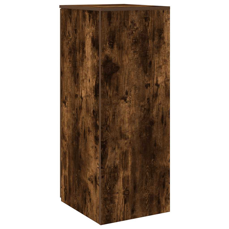 vidaXL tároló szekrény füstös tölgy 40x45x103,5 cm szerelt fa
