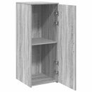 vidaXL tároló szekrény szürke sonoma 40x45x103,5 cm szerelt fa