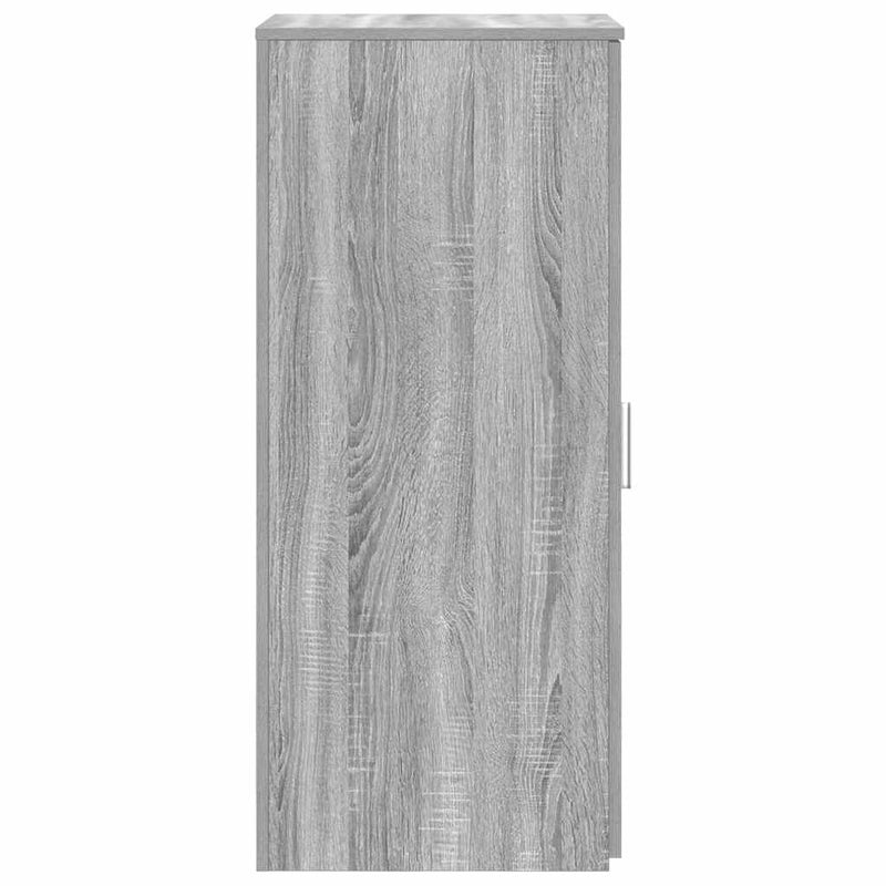 vidaXL tároló szekrény szürke sonoma 40x45x103,5 cm szerelt fa