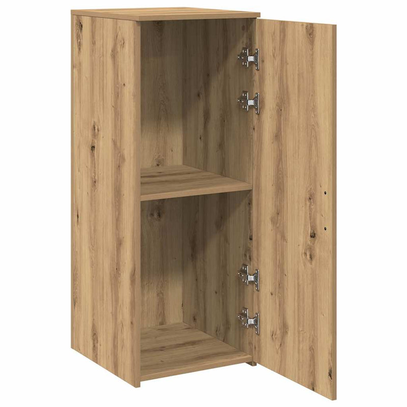 vidaXL tároló szekrény kézműves tölgy 40x45x103,5 cm szerelt fa