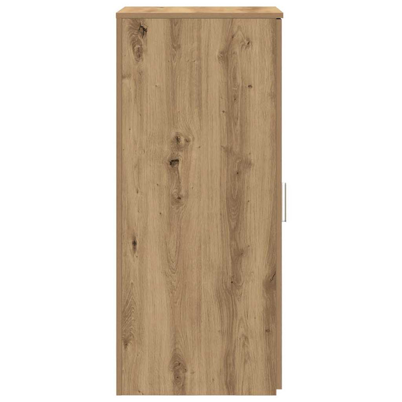vidaXL tároló szekrény kézműves tölgy 40x45x103,5 cm szerelt fa