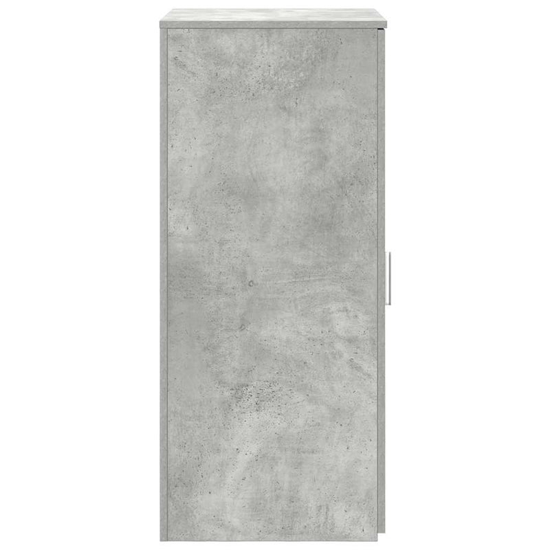 vidaXL tároló szekrény betonszürke 50x45x103,5 cm szerelt fa