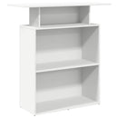 vidaXL fehér, rétegelt fa recepciós asztal 100 x 40 x 104 cm