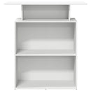 vidaXL fehér, rétegelt fa recepciós asztal 100 x 40 x 104 cm