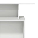 vidaXL fehér, rétegelt fa recepciós asztal 100 x 40 x 104 cm