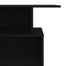 vidaXL fekete, rétegelt fa recepciós asztal 100 x 40 x 104 cm