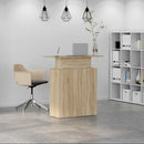 vidaXL sonoma tölgyfa recepciósasztal 100 x 40 x 104 cm
