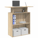 vidaXL sonoma tölgyfa recepciósasztal 100 x 40 x 104 cm