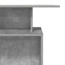 vidaXL recepciós pult betonszürke 100x40x104 cm szerelt fa