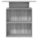 vidaXL recepciós pult szürke sonoma 100x40x104 cm szerelt fa