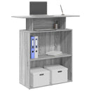 vidaXL recepciós pult szürke sonoma 100x40x104 cm szerelt fa