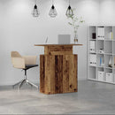 vidaXL recepciós pult antik fa 100x40x104 cm szerelt fa
