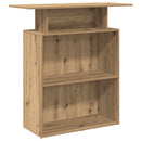 vidaXL recepciós pult kézműves tölgy 100x40x104 cm szerelt fa