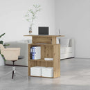 vidaXL recepciós pult kézműves tölgy 100x40x104 cm szerelt fa