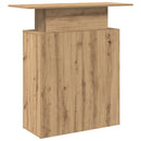 vidaXL recepciós pult kézműves tölgy 100x40x104 cm szerelt fa