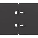 vidaXL Gyepszegélyek 10 db fekete 10x103 cm hidegen hengerelt acél