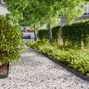 vidaXL Fűszegélyezés 10 db 10 x 103 cm Hidegen hengerelt acél Fekete