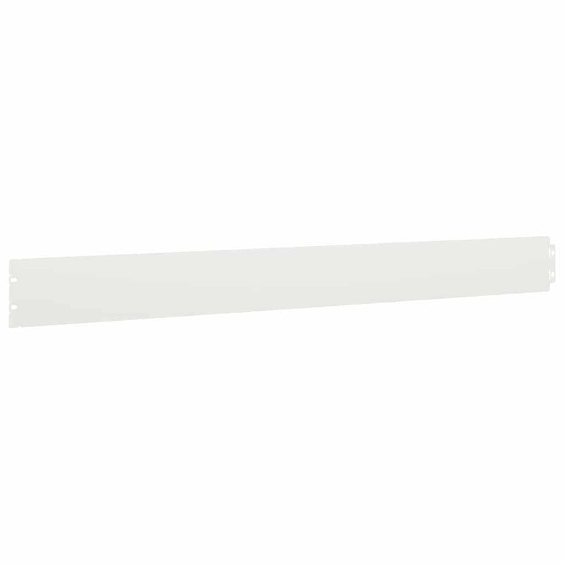 vidaXL Gyepszegélyek 10 db fehér 10x103 cm hidegen hengerelt acél