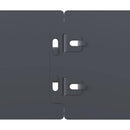 vidaXL Gyepszegélyek 10 db antracit 10x103 cm hidegen hengerelt acél