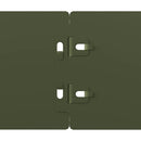 vidaXL Gyepszegélyek 10 db olajzöld 10x103 cm hidegen hengerelt acél