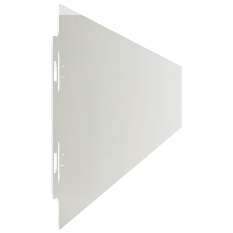 vidaXL gyepszegélyek 10 db 10x103 cm rozsdamentes acélból