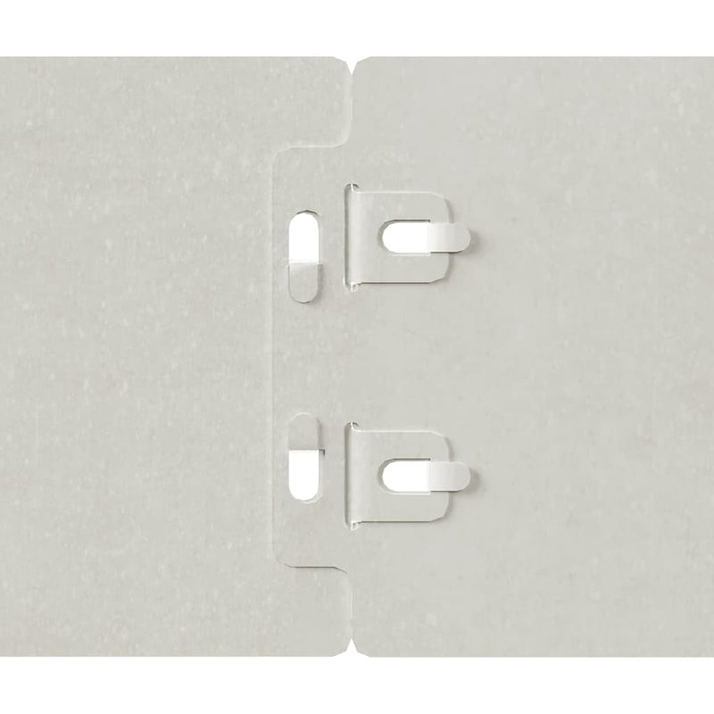 vidaXL gyepszegélyek 10 db 10x103 cm rozsdamentes acélból