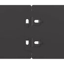 vidaXL Gyepszegélyek 50 db fekete 10x103 cm hidegen hengerelt acél