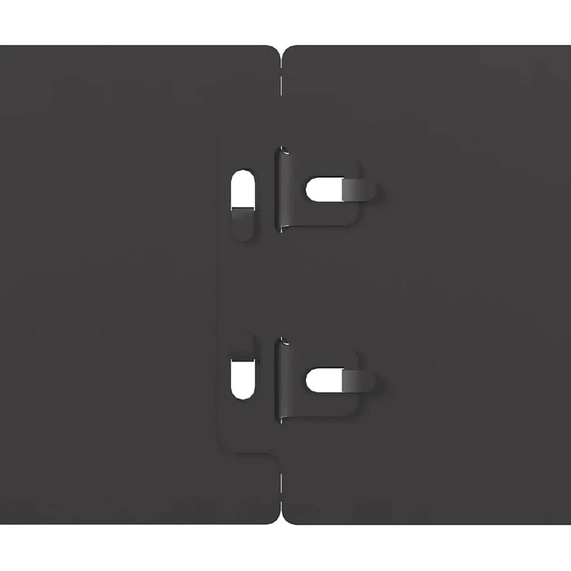 vidaXL Gyepszegélyek 50 db fekete 10x103 cm hidegen hengerelt acél