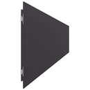 vidaXL Fűszegélyezés 10 db 15 x 103 cm Hidegen hengerelt acél Fekete