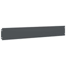 vidaXL Gyepszegélyek 10 db antracit 15x103 cm hidegen hengerelt acél