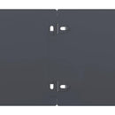 vidaXL Gyepszegélyek 50 db antracit 15x103 cm hidegen hengerelt acél