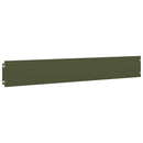 vidaXL Fűszegélyezés 50 db 15 x 103 cm Hidegen hengerelt acél Olajzöld
