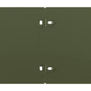 vidaXL Fűszegélyezés 50 db 15 x 103 cm Hidegen hengerelt acél Olajzöld