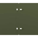 vidaXL Gyepszegélyek 50 db olajzöld 15x103 cm hidegen hengerelt acél