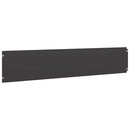 vidaXL 10 db fekete hidegen hengerelt acél gyepszegélyek 20x103 cm