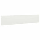 vidaXL 10 db fehér hidegen hengerelt acél gyepszegélyek 20x103 cm