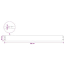 vidaXL 10 db horganyzott acélból gyepszegélyek 20x103 cm