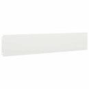 vidaXL 30 db fehér hidegen hengerelt acél gyepszegélyek 20x103 cm